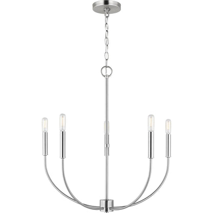 Greenwich Five Light Chandelier by Visual Comfort & Co.. Made from steel in a unique style.