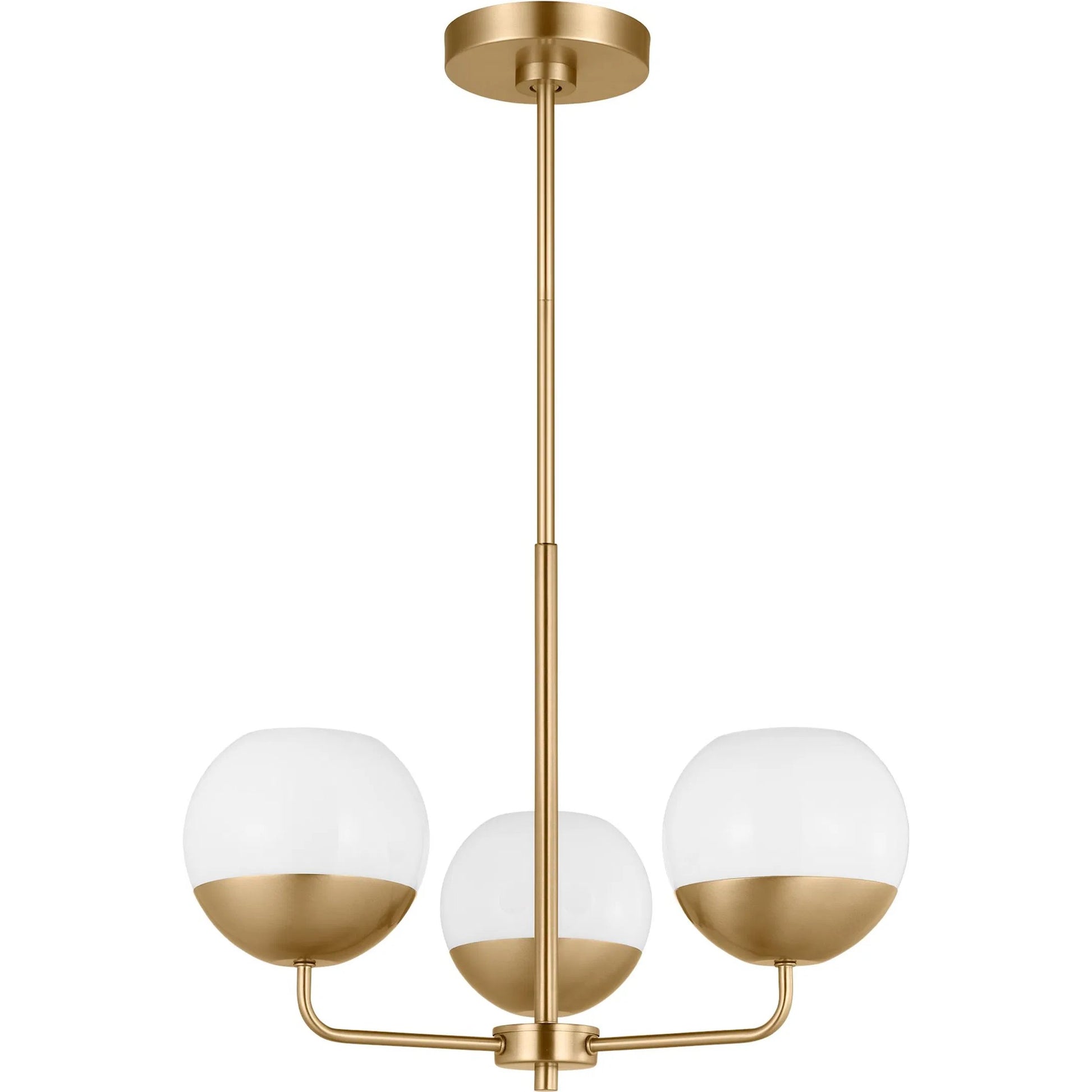 Alvin Three Light Chandelier by Visual Comfort & Co.. Made from steel in a unique style.