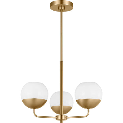 Alvin Three Light Chandelier by Visual Comfort & Co.. Made from steel in a unique style.