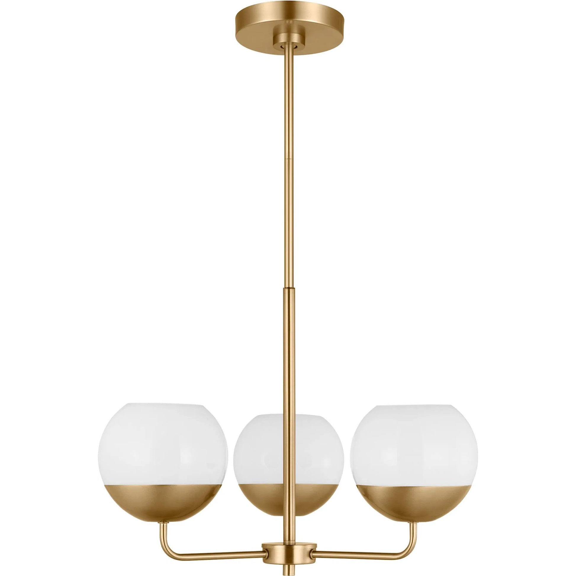 Alvin Three Light Chandelier by Visual Comfort & Co.. Made from steel in a unique style.