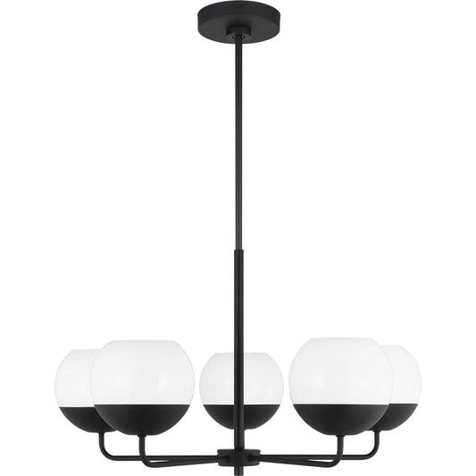 Alvin Five Light Chandelier by Visual Comfort & Co.. Made from steel in a unique style.