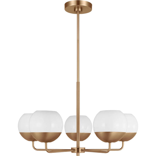 Alvin Five Light Chandelier by Visual Comfort & Co.. Made from steel in a unique style.