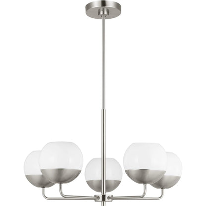 Alvin Five Light Chandelier by Visual Comfort & Co.. Made from steel in a unique style.