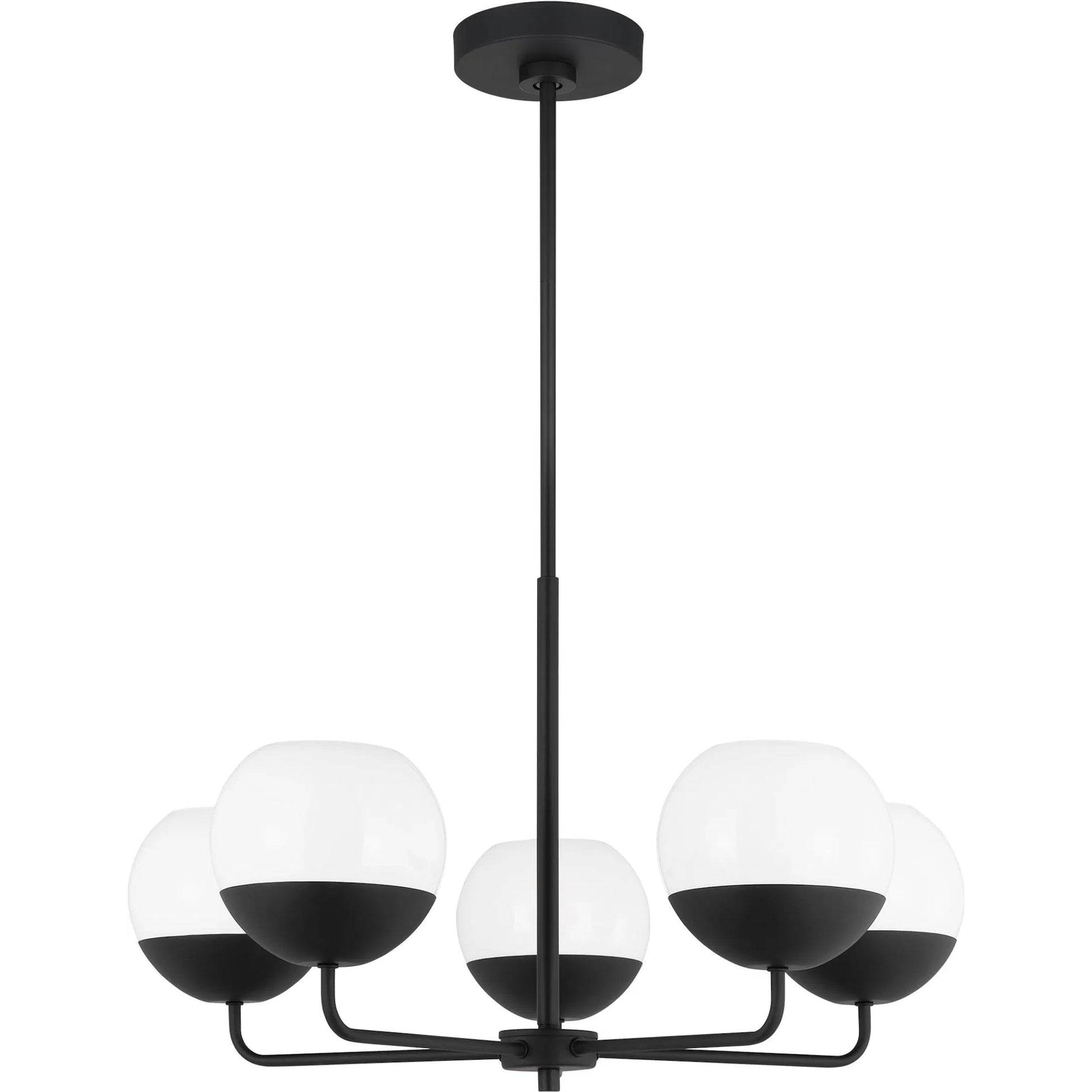 Alvin Five Light Chandelier by Visual Comfort & Co.. Made from steel in a unique style.