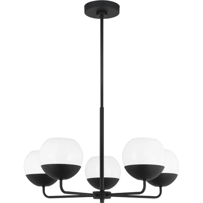 Alvin Five Light Chandelier by Visual Comfort & Co.. Made from steel in a unique style.