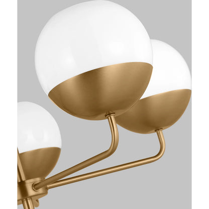 Alvin Five Light Chandelier by Visual Comfort & Co.. Made from steel in a unique style.