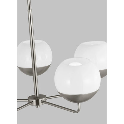Alvin Five Light Chandelier by Visual Comfort & Co.. Made from steel in a unique style.