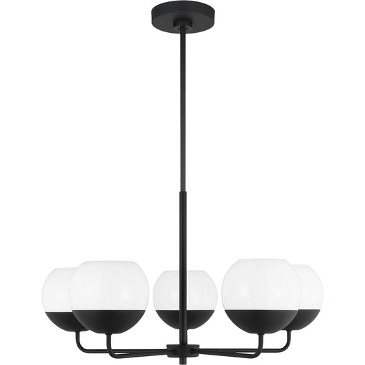 Alvin Five Light Chandelier by Visual Comfort & Co.. Made from steel in a unique style.