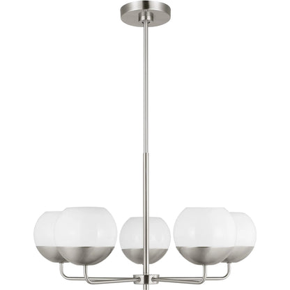 Alvin Five Light Chandelier by Visual Comfort & Co.. Made from steel in a unique style.