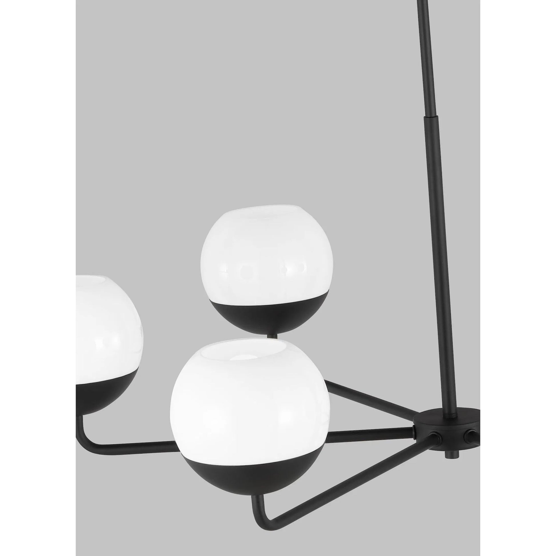 Alvin Six Light Chandelier by Visual Comfort & Co.. Made from steel in a unique style.