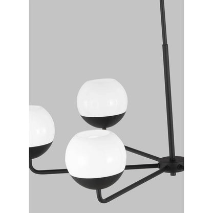 Alvin Six Light Chandelier by Visual Comfort & Co.. Made from steel in a unique style.