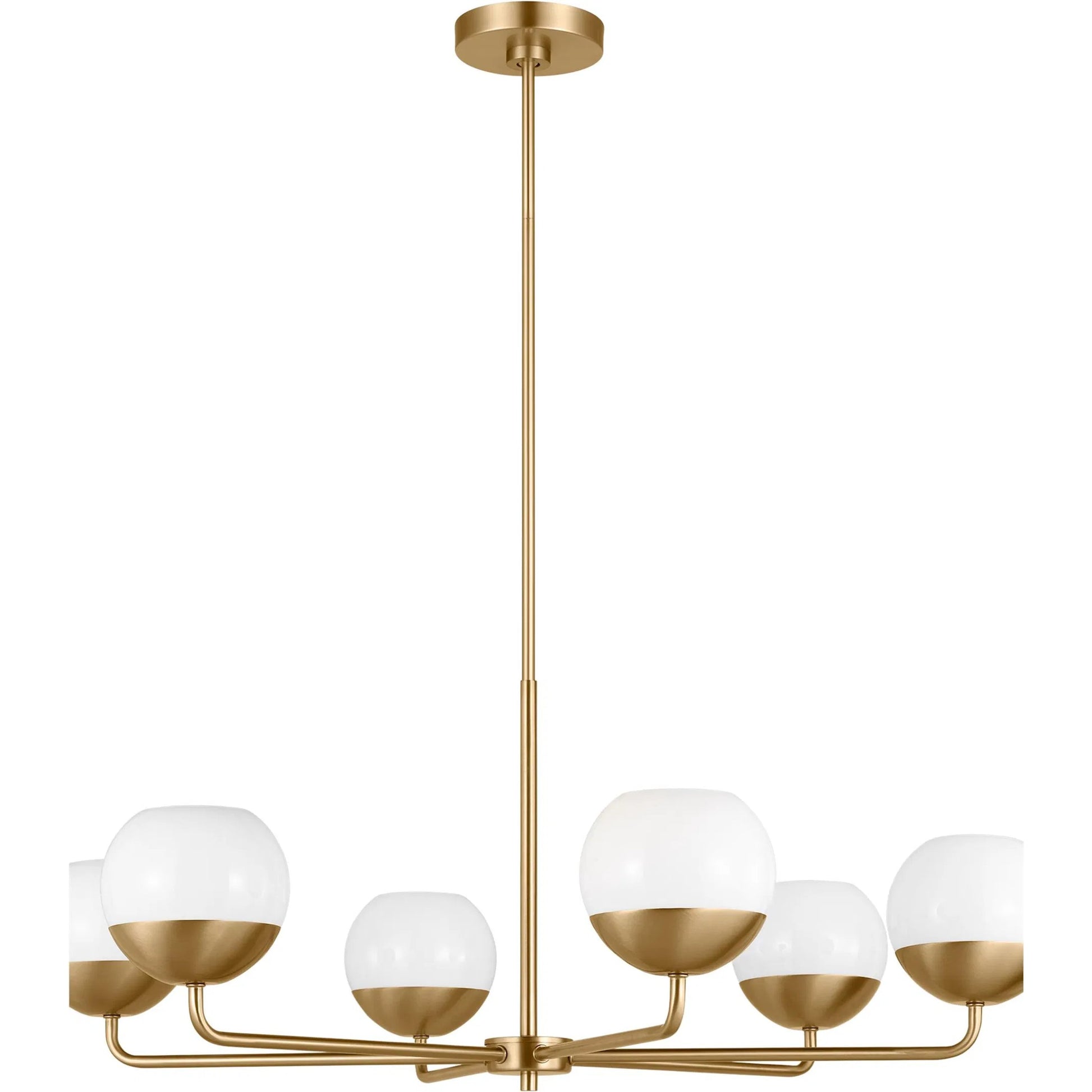 Alvin Six Light Chandelier by Visual Comfort & Co.. Made from steel in a unique style.