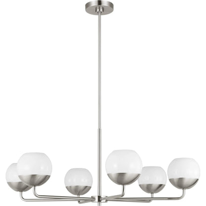 Alvin Six Light Chandelier by Visual Comfort & Co.. Made from steel in a unique style.