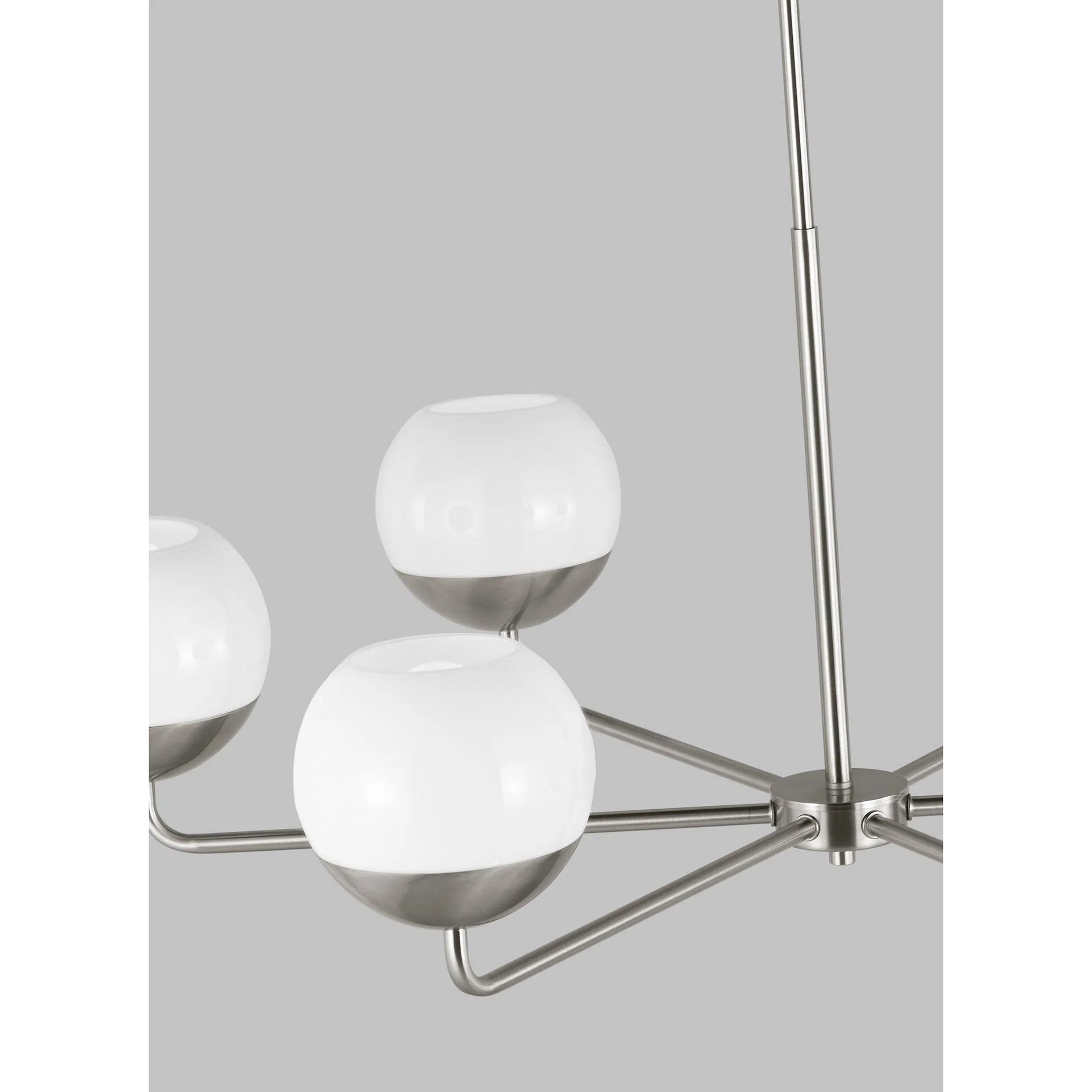 Alvin Six Light Chandelier by Visual Comfort & Co.. Made from steel in a unique style.