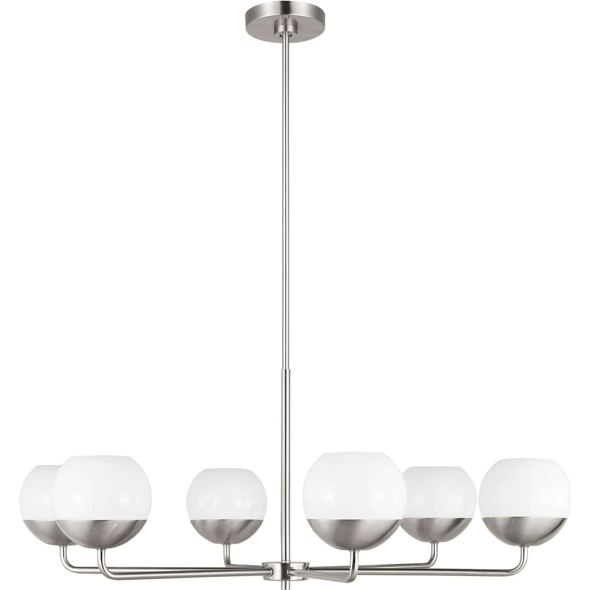 Alvin Six Light Chandelier by Visual Comfort & Co.. Made from steel in a unique style.