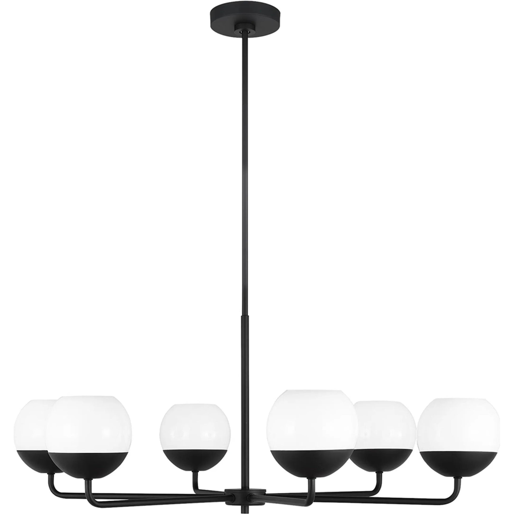 Alvin Six Light Chandelier by Visual Comfort & Co.. Made from steel in a unique style.