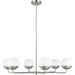 Alvin Six Light Chandelier by Visual Comfort & Co.. Made from steel in a unique style.