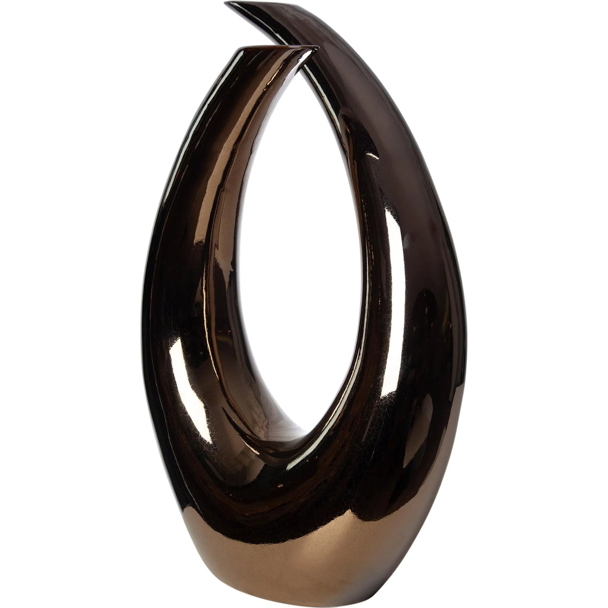 Loop Sculpture by Global Views. Made from ceramic in a modern style.