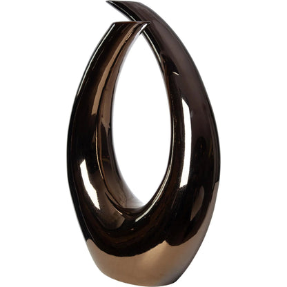 Loop Sculpture by Global Views. Made from ceramic in a modern style.