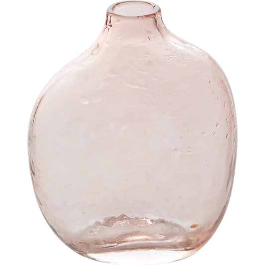 Brielle Budvase 2 (Set of 2) by Accent Decor in pink. Made from glass in a modern style.