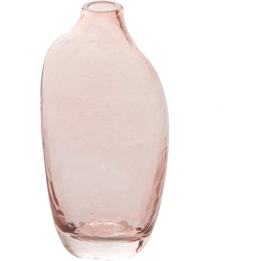 Brielle Budvase 2 (Set of 2) by Accent Decor in pink. Made from glass in a modern style.