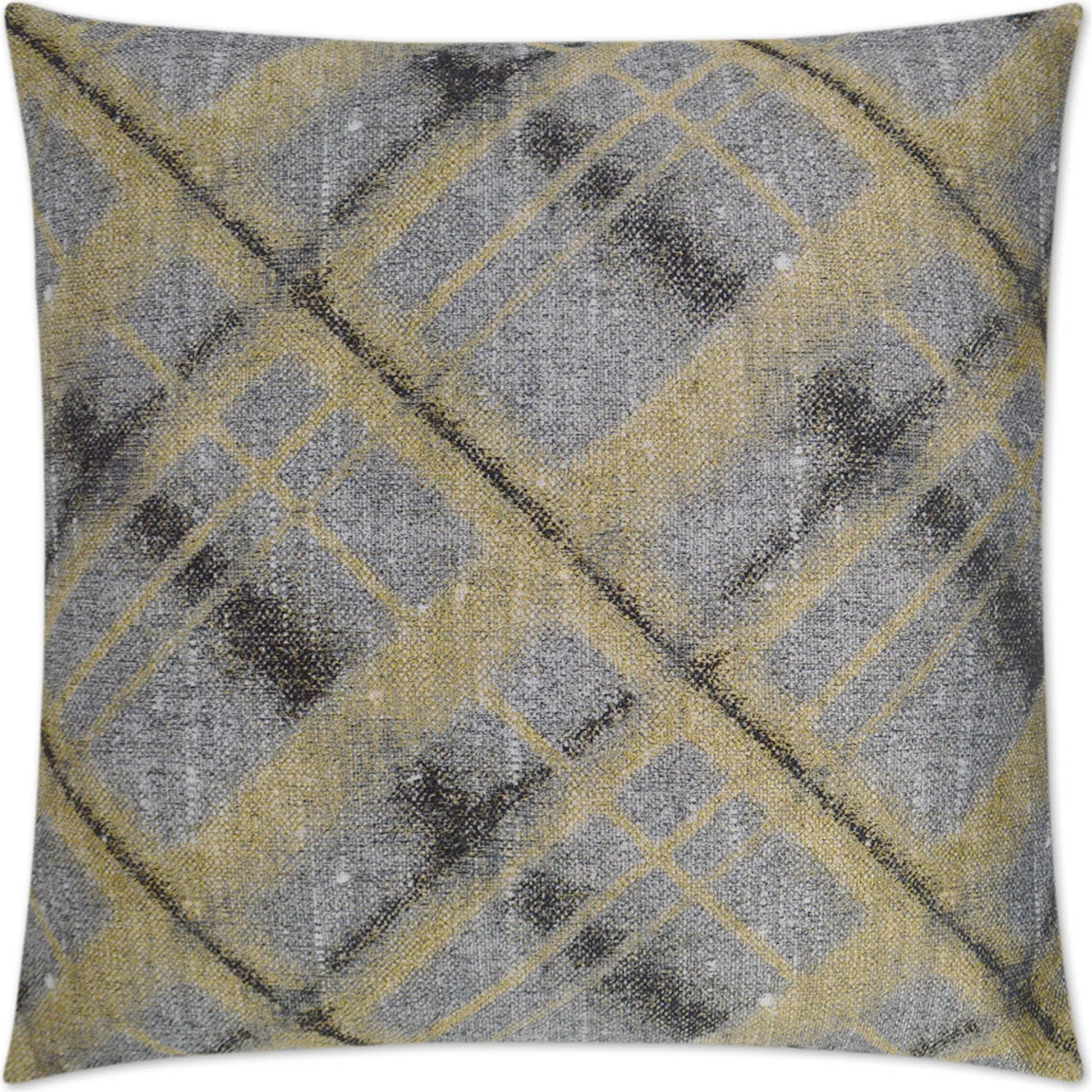 Julian Pillow by DV Kap Home in grey. Made from 100% polyester in a traditional style.