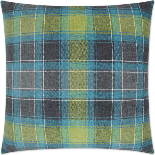 Talbot Pillow by DV Kap Home in blue, green. Made from 100% acrylic in a unique style.