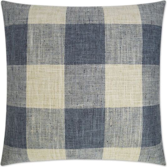 Check Please Pillow by DV Kap Home. Made from 100% polyester in a transitional style.