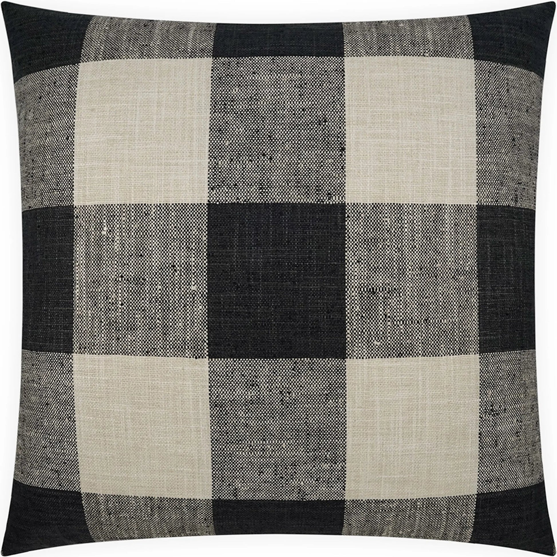 Check Please Pillow by DV Kap Home. Made from 100% polyester in a transitional style.