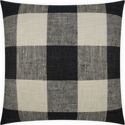 Check Please Pillow by DV Kap Home. Made from 100% polyester in a transitional style.