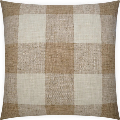 Check Please Pillow by DV Kap Home. Made from 100% polyester in a transitional style.