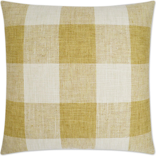 Check Please Pillow by DV Kap Home. Made from 100% polyester in a transitional style.