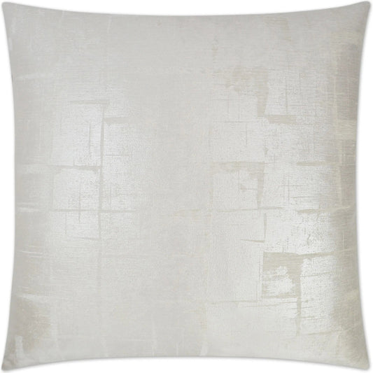 Glam Pillow by DV Kap Home in silver. Made from 100% polyester in a unique style.