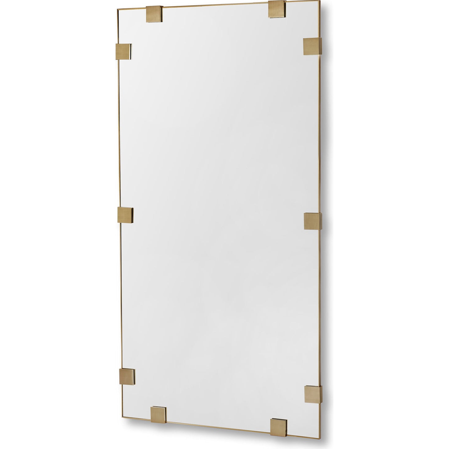 001 SR-904386 | Primary Silo | Nippon Floor Mirror by Interlude Home in brushed brass. Made from stainless steel in a modern style.