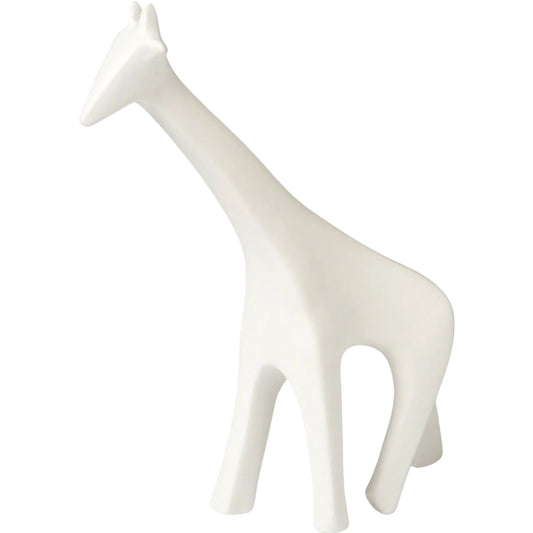 Giraffe by Global Views in white. Made from ceramic in a eclectic & global style.