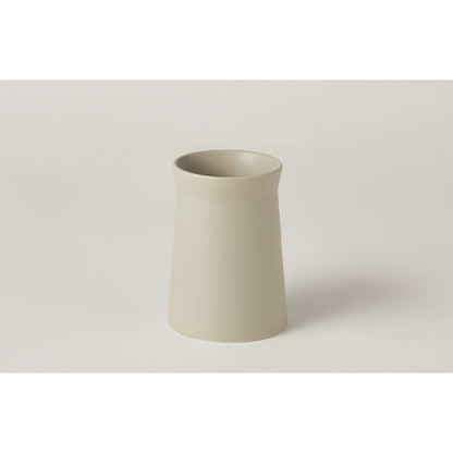 Soft Curve Vase by Global Views in white. Made from ceramic in a modern style.