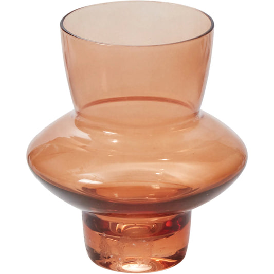 Kigali Vase 2 (Set of 2) by Accent Decor in brown. Made from glass in a unique style.