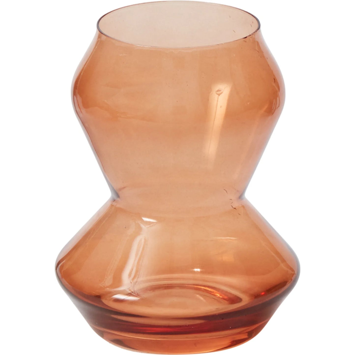 002 SI-2255209 | Primary Silo | Kigali Vase 2 (Set of 2) by Accent Decor in brown. Made from glass in a modern style.