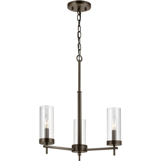 Zire Three Light Chandelier by Visual Comfort & Co.. Made from steel in a unique style.
