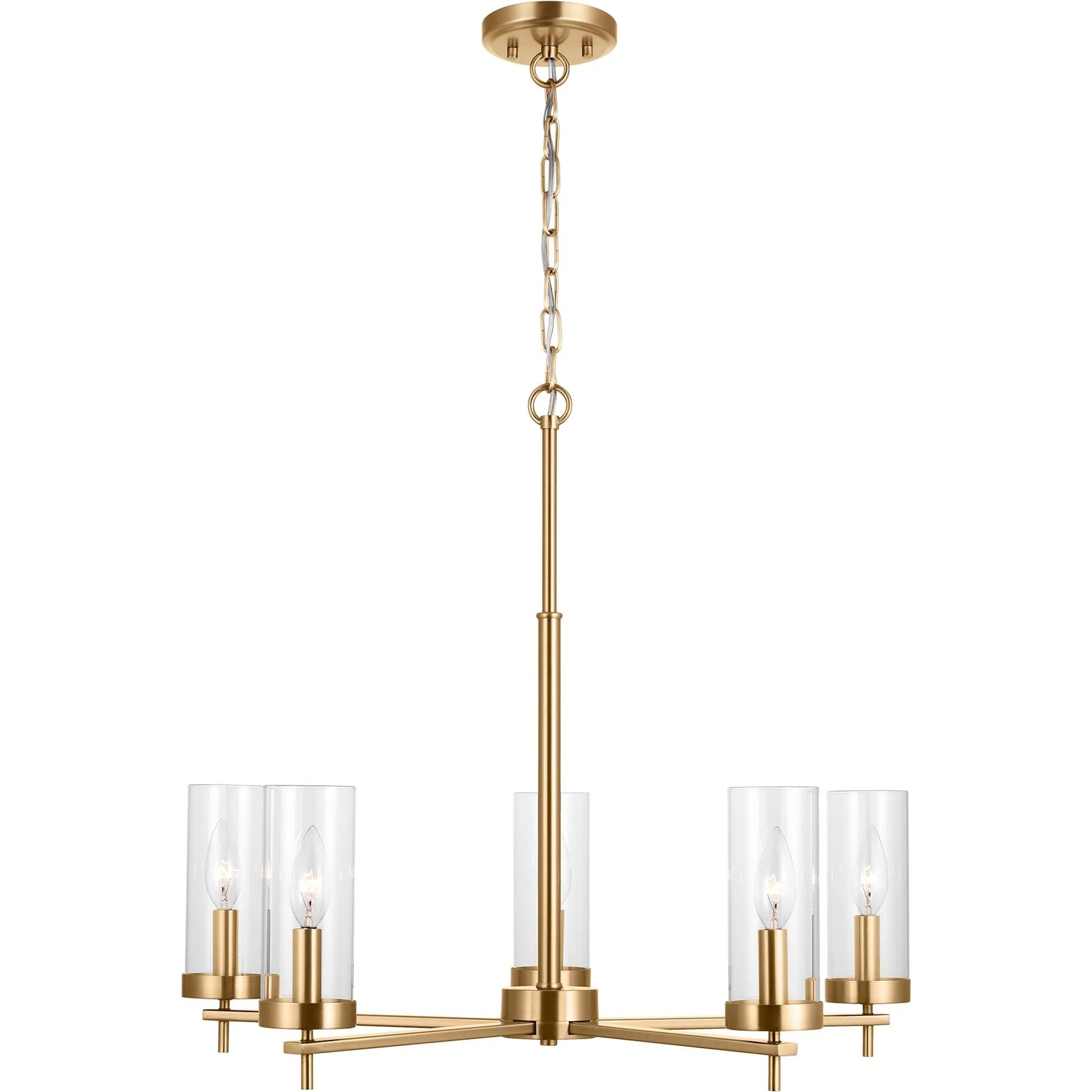 Zire Five Light Chandelier by Visual Comfort & Co.. Made from steel in a unique style.