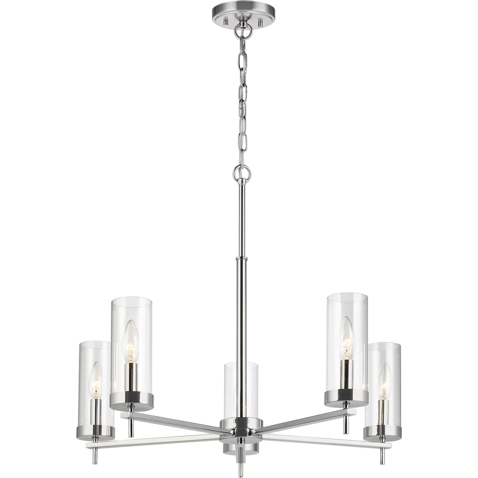 Zire Five Light Chandelier by Visual Comfort & Co.. Made from steel in a unique style.