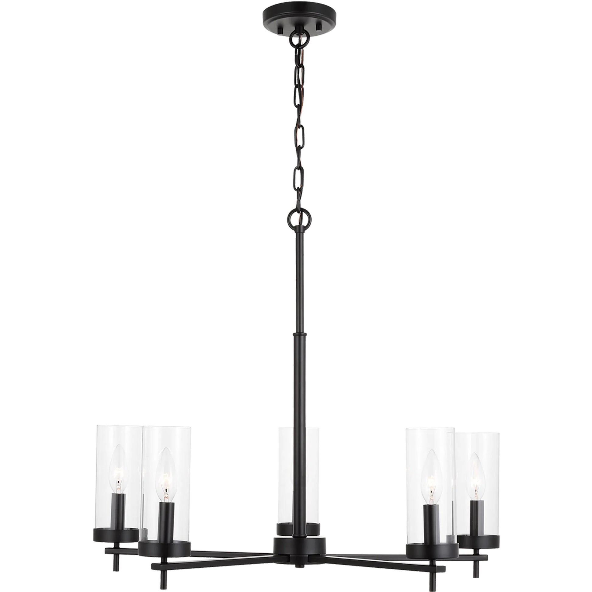 Zire Five Light Chandelier by Visual Comfort & Co.. Made from steel in a unique style.