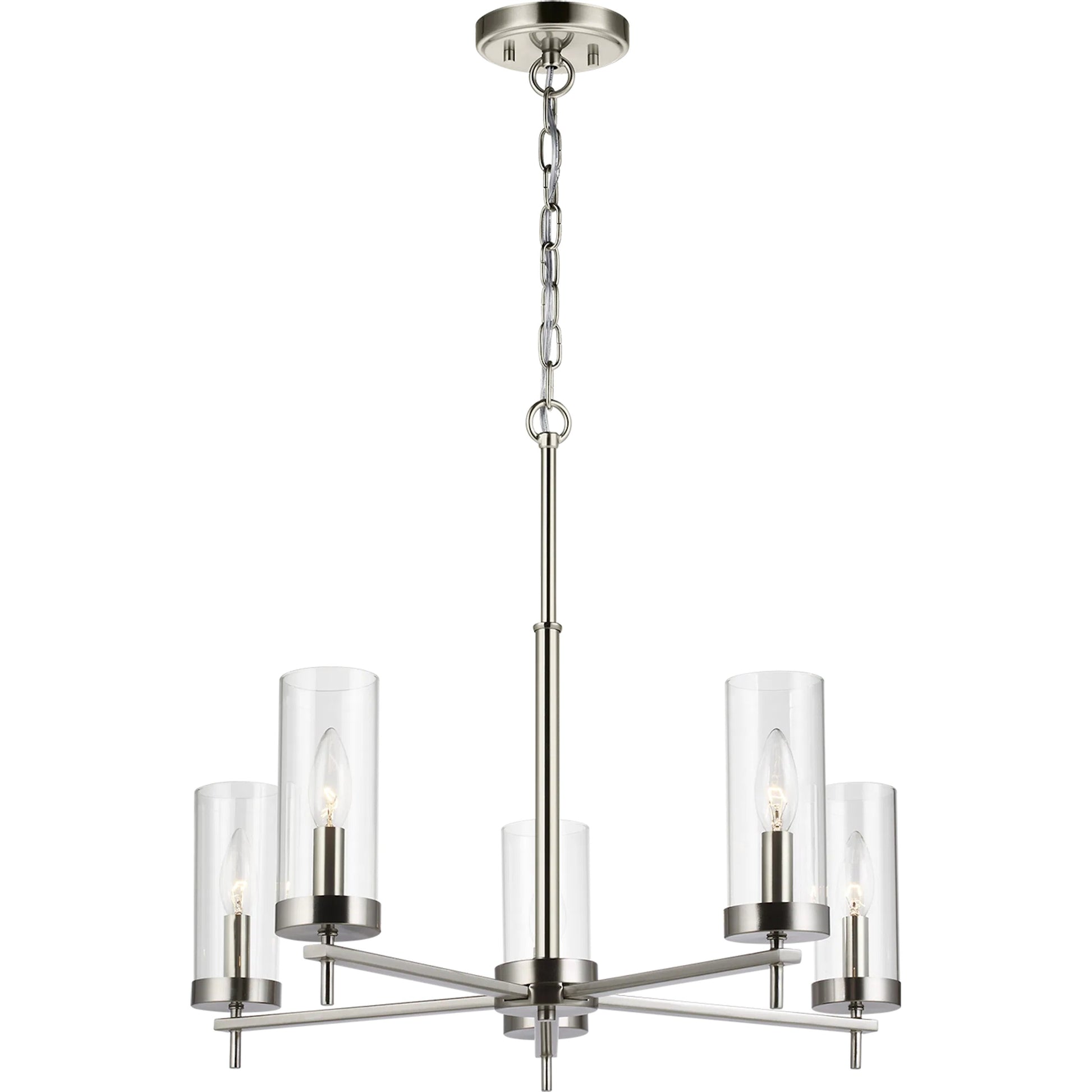 Zire Five Light Chandelier by Visual Comfort & Co.. Made from steel in a unique style.