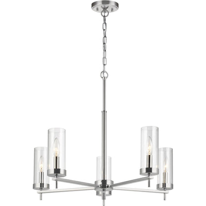 Zire Five Light Chandelier by Visual Comfort & Co.. Made from steel in a unique style.