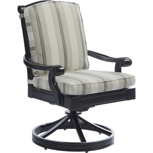Kingstown Sedona Swivel Rocker Dining Chair by Tommy Bahama Outdoor in biege. Made from unique in a coastal style.
