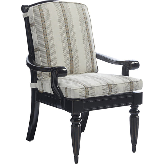 Kingstown Sedona Dining Arm Chair by Tommy Bahama Outdoor in taupe. Made from unique in a transitional style.