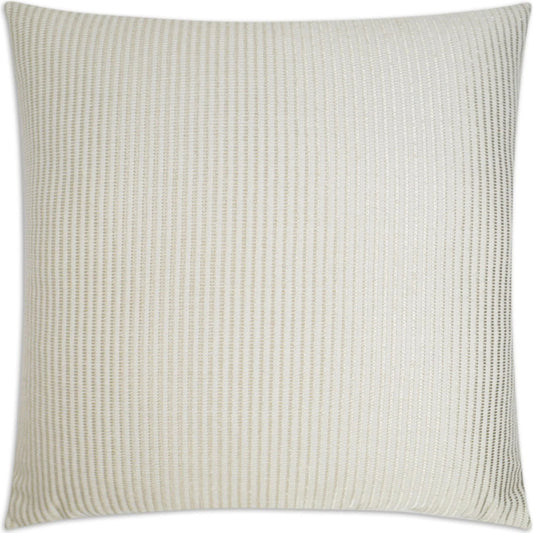 Primo Pillow by DV Kap Home in cream. Made from 69% polyester, 21% acrylic, 10% cotton in a unique style.