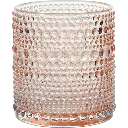 Share Votive (Set of 4) by Accent Decor in light-pink. Made from glass in a unique style.
