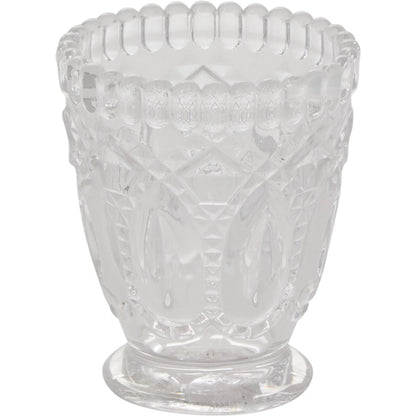 Elsie Votive 4 (Set of 4) by Accent Decor in clear. Made from glass in a unique style.