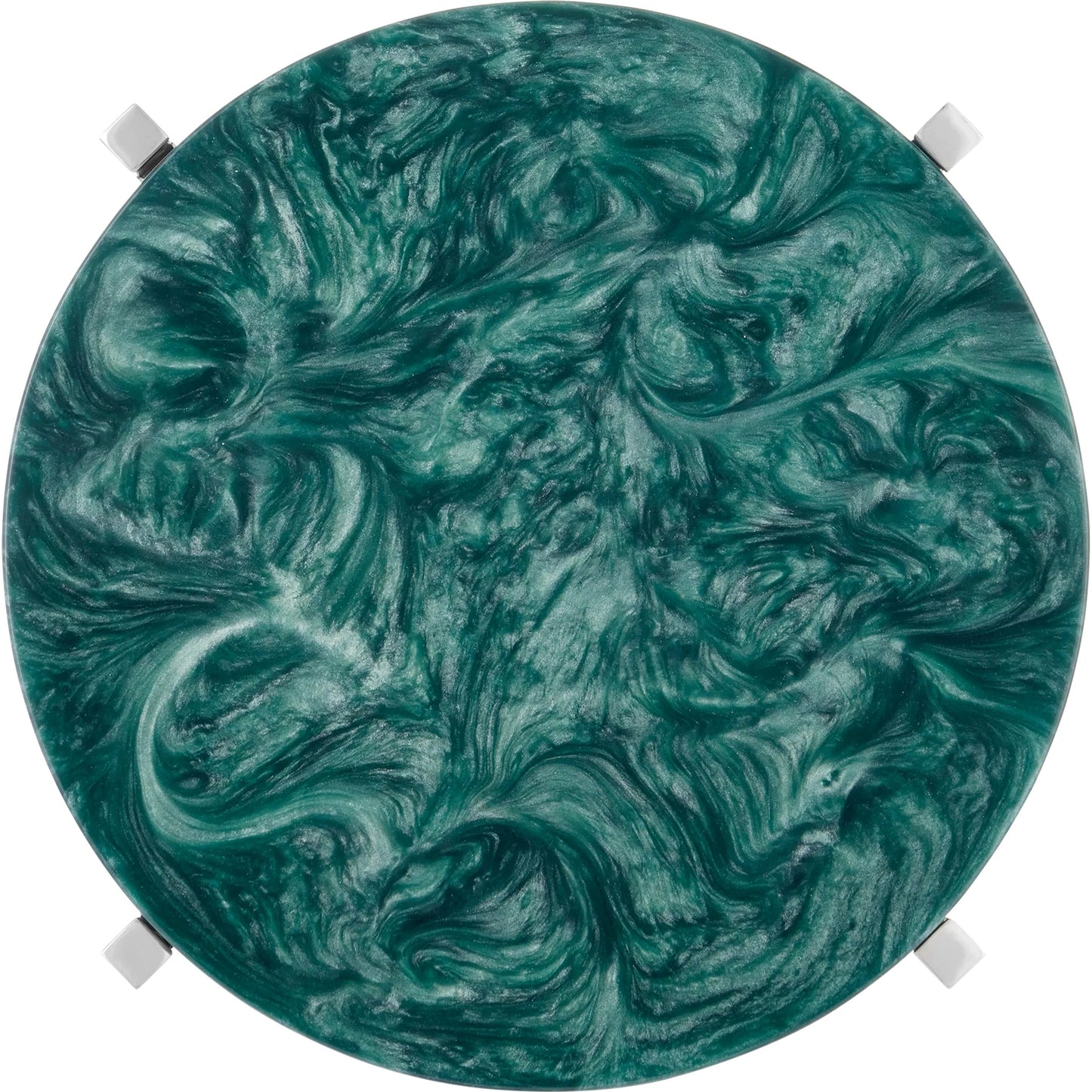 003 SI-2387135 | Additional Silo | Rina Drinks Table by Currey and Company. Made from composite, stainless steel in a eclectic & global style.